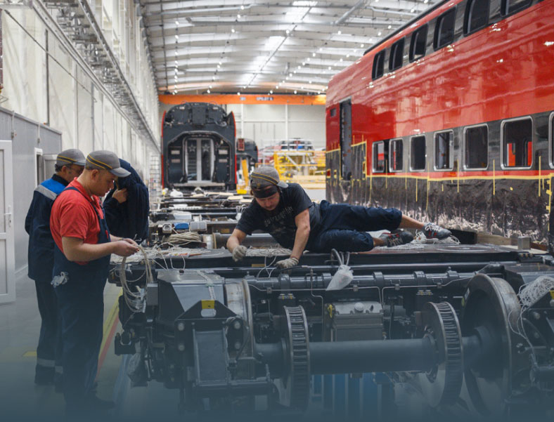 Monitoring, analysis and control of the condition of the rolling stock